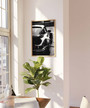 Black Classic Sports Car Canvas – Luxury German Car Wall Art for Auto Lovers
