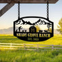 Personalized Animal Farm Metal Sign For Farmers - Rustic Outdoor Gate Decor