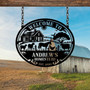 Custom Metal Animal Farm Sign For Farmhouse Wall Decor - Personalized Gift For Farmers And Ranch Owners