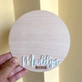 Personalized Baby Name Footprint Wall Art For Nursery And Hospital - Birth Stats And Announcement Decor