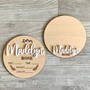 Personalized Baby Name Footprint Wall Art For Nursery And Hospital - Birth Stats And Announcement Decor