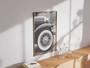 Vintage car canvas art personalized with name and year, rustic man cave decor, ideal birthday gift for classic car fans