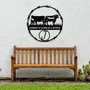 Personalized Animal Farm Sign For Farmers - Cow And Calf Ranch Name Outdoor Decor