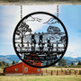 Animal Farm Signs: Personalized Donkey Metal Sign For Rustic Farmhouse DéCor & Farmer Gift