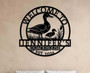Personalized Metal Duck Farm Animal Sign For Farmhouse Decor