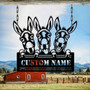Personalized Animal Farm Signs - Rustic Donkey Barn Decor For Farmhouse