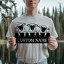 Personalized Sheep Farm Metal Sign For Barn Decor - Animal Enthusiast Gift
