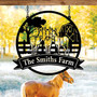 Custom Donkey Farm Sign For Ranch Decor - Personalized Animal Farm Signs For Outdoor
