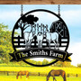 Custom Donkey Farm Sign For Ranch Decor - Personalized Animal Farm Signs For Outdoor