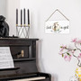 Floral Goat Wood Plaque For Goat Lovers - Animal Farm Sign For Girls' Room Or Office Decor