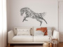 Geometric Metal Horse Tree Wall Art For Home Office Bedroom Farmhouse Decor
