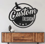 Personalized Geometric Metal Wall Art Decor - Modern Luxury Circular Design Gift For Her