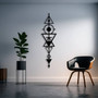 Unique Geometric Metal Wall Art Decor - Minimalist Style Gift For Her's Office, Birthdays Or Valentine's Day