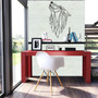 3D Geometric Wolf Metal Wall Art Decor For Home Office Bedroom