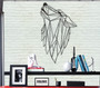 3D Geometric Wolf Metal Wall Art Decor For Home Office Bedroom