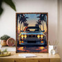 Inspirational Retro German Sports Car Canvas – Wall Art Decor for Car Enthusiasts or Men’s Room 2025
