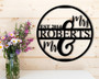 Thoughtful Mr And Mrs Wall Decor - Personalized Last Name Sign For Wedding Gift, Custom Metal Home Decor, Newlywed Family Name