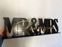 Personalized Mr And Mrs Wall Decor Metal Sign For Wedding Table Centerpiece