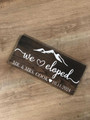 Personalized Mr And Mrs Wall Decor Elopement Wood Sign With Mountain Scene - Anniversary Gift For Couples