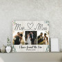 Personalized Mr And Mrs Wall Decor Canvas - Unique Bride And Groom Gifts, Anniversary Keepsake, Custom Couple Art