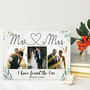 Personalized Mr And Mrs Wall Decor Canvas - Unique Bride And Groom Gifts, Anniversary Keepsake, Custom Couple Art