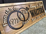 Personalized Mr And Mrs Wall Decor For Weddings - Custom Wood Sign Gift For Couples