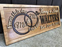 Personalized Mr And Mrs Wall Decor For Weddings - Custom Wood Sign Gift For Couples