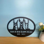 Custom Animal Farm Metal Sign: Funny Donkey Design For Farmhouse Entry DéCor