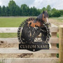 Customized Animal Farm Metal Sign For Him - Ranch Style Father's Day Gift