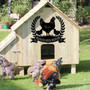 Custom Metal Animal Farm Sign For Nana’s Hen House - Rustic Backyard Chicken Lover Gift