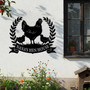 Custom Metal Animal Farm Sign For Nana’s Hen House - Rustic Backyard Chicken Lover Gift
