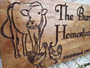 Custom Animal Farm Wood Sign - Rustic Design For Home & Ranch - Personalized Plaque With Farm Animals - Outdoor Decor