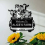 Welcome Animal Farm Metal Sign - Custom Farmhouse Barn Ranch Decor For Farmers