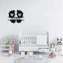 Custom Baby Footprints Metal Sign For Kids Room Decor - Personalized Baby Shower Gift