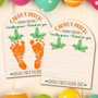 Custom Baby Footprints Wall Art For Easter Carrot Patch Keepsake - Thoughtful DIY DéCor