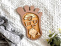 Custom Baby Footprints Wall Art For Nursery - Birth Details Decor