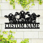 Custom Farm Animal Metal Sign - Barn DéCor For Cattle Lovers - Farmhouse Style