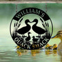 Custom Duck Family Metal Sign For Backyard - Thoughtful Animal Farm Gift