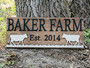 Personalized Farm Animal Sign For Ranch And Farmhouse DéCor Cattle Gifts