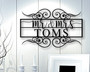 Personalized Mr And Mrs Wall DéCor Metal Sign For Weddings