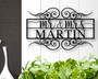 Personalized Mr And Mrs Wall DéCor Metal Sign For Weddings