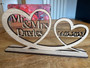 Custom Mr And Mrs Wall Decor For Weddings -Wood Sign With Date
