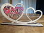 Custom Mr And Mrs Wall Decor For Weddings -Wood Sign With Date