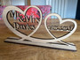 Custom Mr And Mrs Wall Decor For Weddings -Wood Sign With Date