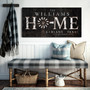 Custom Windmill Wall Decor Canvas - Modern Farmhouse Personalized Family Name Art For Rustic Home