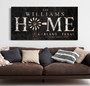 Custom Windmill Wall Decor Canvas - Modern Farmhouse Personalized Family Name Art For Rustic Home