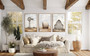 Rustic Farmhouse Windmill Wall Decor Set - Canvas Prints For Living Room Or Kitchen