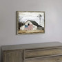 Rustic Windmill Wall Decor Canvas - Grey Barn Painting For Farmhouse Living Room