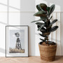 Personalized Southwest Windmill Wall Decor Canvas For Living Room - Rustic Farmhouse Gift
