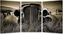 Vintage Truck Canvas Art For Car Enthusiasts - Sepia Design, Native American Theme, Perfect For Living Room